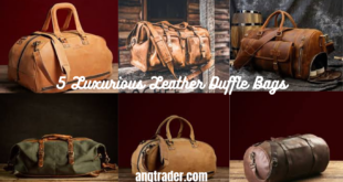leather duffle bag