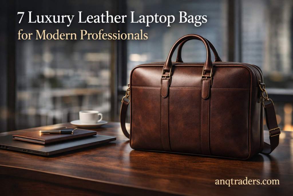 leather laptop bag