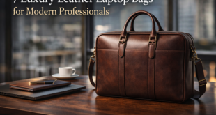leather laptop bag