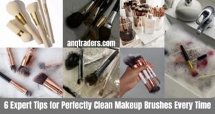 clean makeup brushes