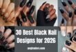 black nail designs