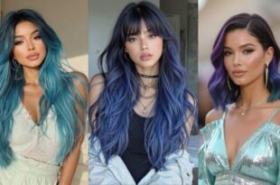 blue hair