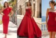red dress